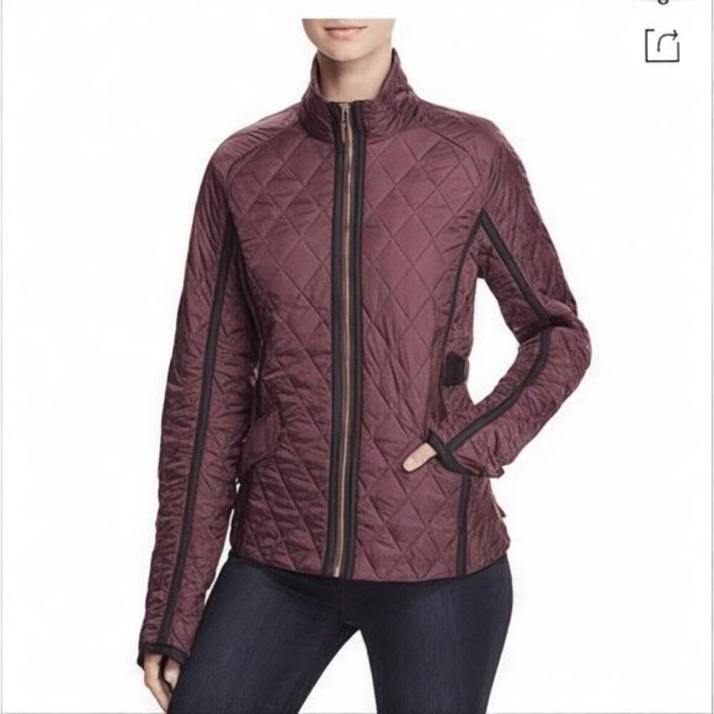 HUNTER Refined Quilted Short Trench Jacketize XS Oxford